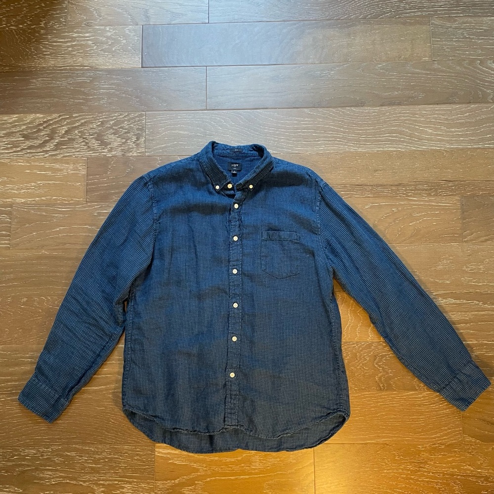 J. Crew Flannel Button Down Size Extra Large - image 1